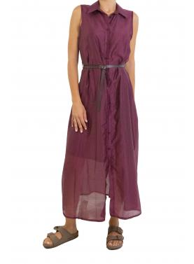 Vestito con cintura e bottoni "Leila"